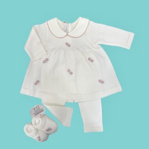 COMPLETINO E SCARPE IN FILO DI COTONe