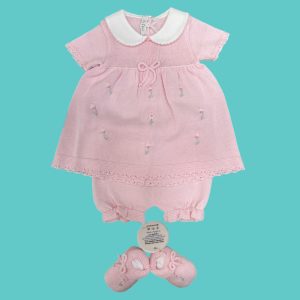 COMPLETINO E SCARPE IN FILO DI COTONe