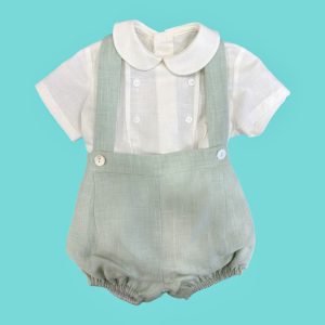 completo con camicia + salopette