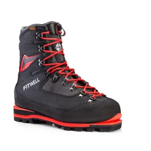 Scarponi Fitwell Sirius black red da  Alpinismo Classico, Scalate Tecniche, Lavori in quota