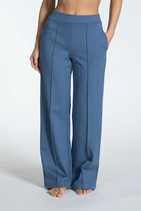 Pantalone ampio punto milano - immagine 2