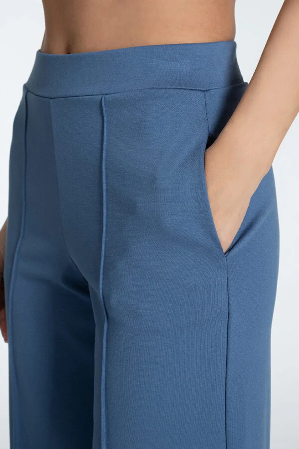 Pantalone ampio punto milano - immagine 3