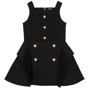 Abito per bambina Balmain Kids svasato