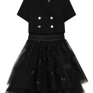Abito per bambina Karl Lagerfeld Kids con balze