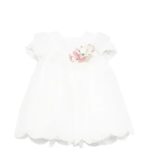 Abito per neonata Colorichiari con fiore