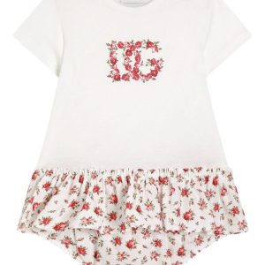 Abito per neonata Dolce & Gabbana Kids a fiori