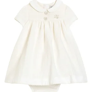 Abito per neonata Dolce & Gabbana Kids con ricamo