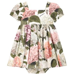 Abito per neonata Dolce & Gabbana Kids floreale