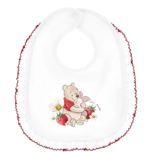 Bavaglino per neonata Monnalisa Winnie the Pooh