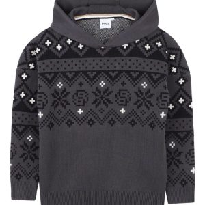 Boss Kids felpa con cappuccio