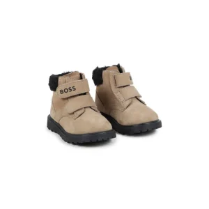 Boss Kids stivaletto scamosciato