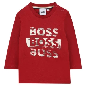 Boss Kids t-shirt con stampa