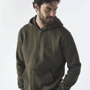 Felpa con cappuccio full zip BS333