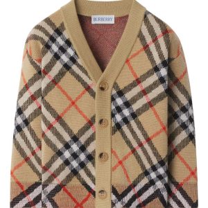 Burberry Kids cardigan in check