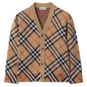 Burberry Kids cardigan in check