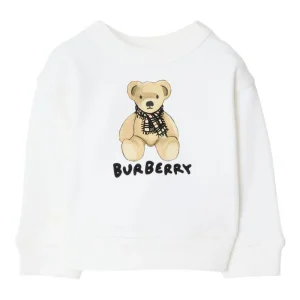 Burberry Kids felpa con stampa