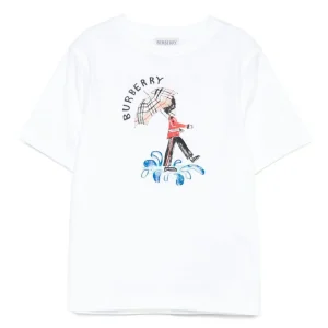 Burberry Kids t-shirt con stampa
