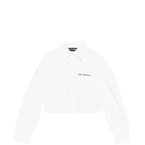 Camicia per bambina Karl Lagerfeld Kids con logo