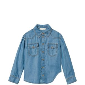 Camicia per bambina Twinset Kids in chambray
