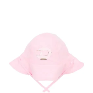 Cappello per neonata Karl Lagerfeld Kids reversibile