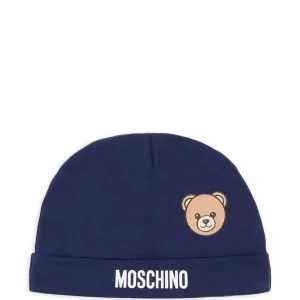 Cappello per neonato Moschino Kids con logo