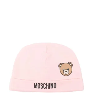 Cappello per neonato Moschino Kids con logo
