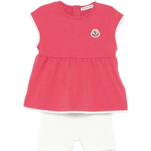 Completo per neonata Moncler Enfant due pezzi