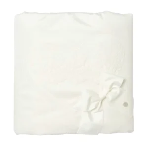 Copertina per neonato Marlù Couture con fiocco