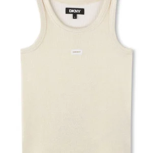 Dkny Kids canotta glitterata