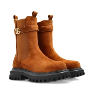 Dolce & Gabbana Kids stivali scamosciati