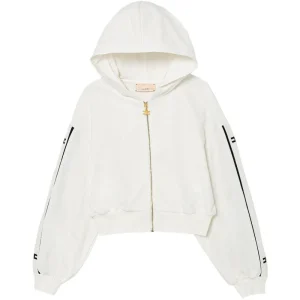 Felpa per bambina Elisabetta Franchi Kids con cappuccio