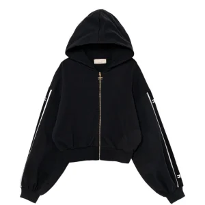 Felpa per bambina Elisabetta Franchi Kids con cappuccio