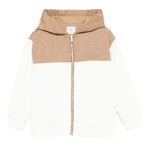 Felpa per bambino Fendi Kids con cappuccio