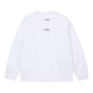 Felpa per bambino Maison Margiela Kids con stampa