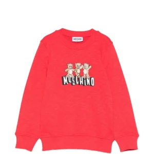Felpa per bambino Moschino Kids con stampa