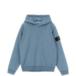 Felpa per bambino Stone Island Junior con cappuccio