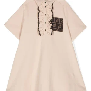 Fendi Kids abito a maniche corte
