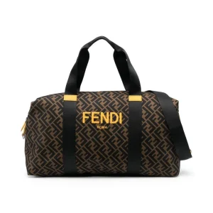 Fendi Kids borsone logato