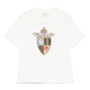 Fendi Kids t-shirt con stemma