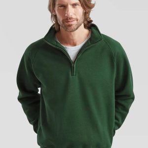 Felpa uomo mezza zip