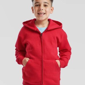 Felpa bimbo full zip Kids Premium Hooded Sweat Jacket FR620350