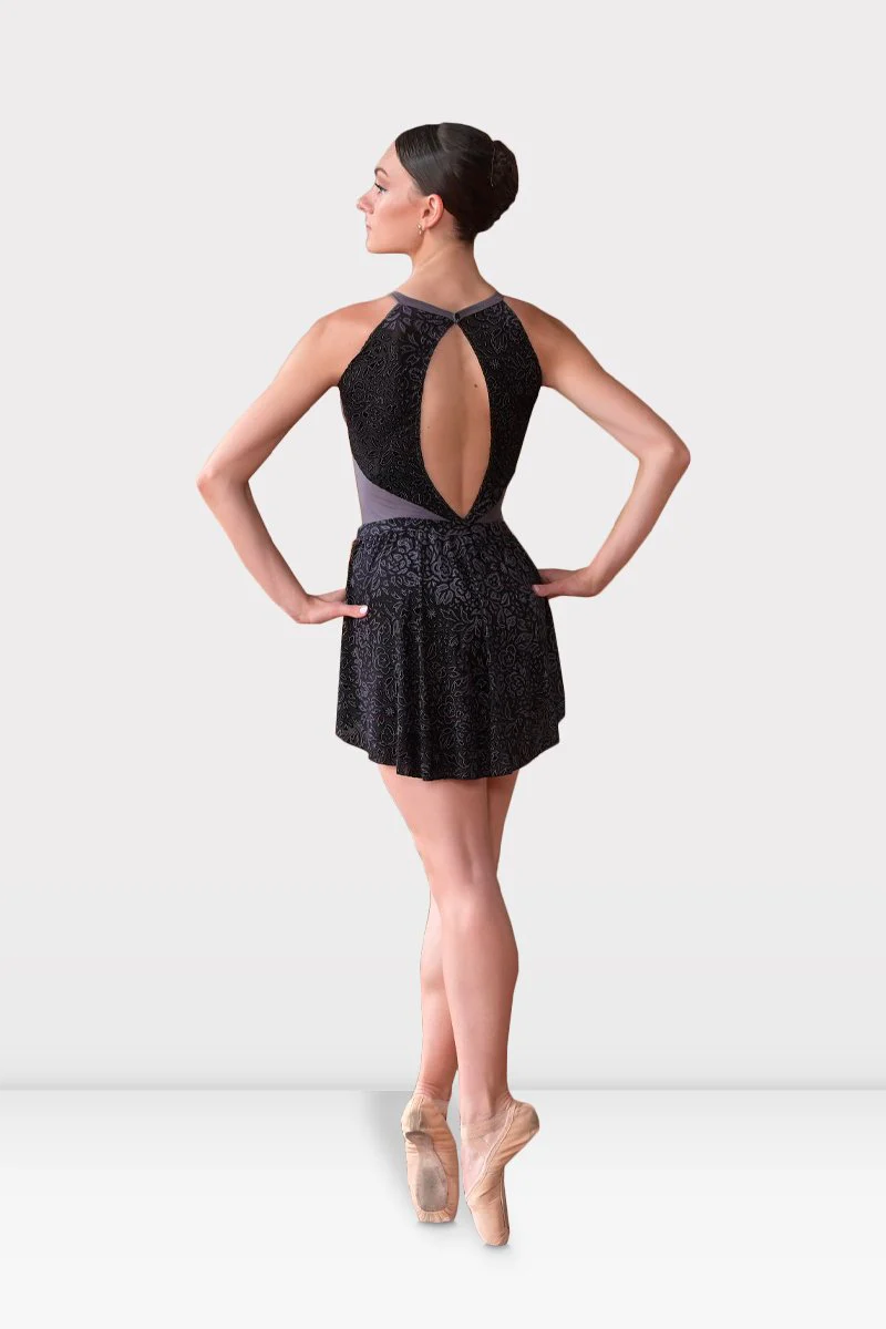 Gonna per Danza in Rete Floccata Fiorata per Donna - immagine 2