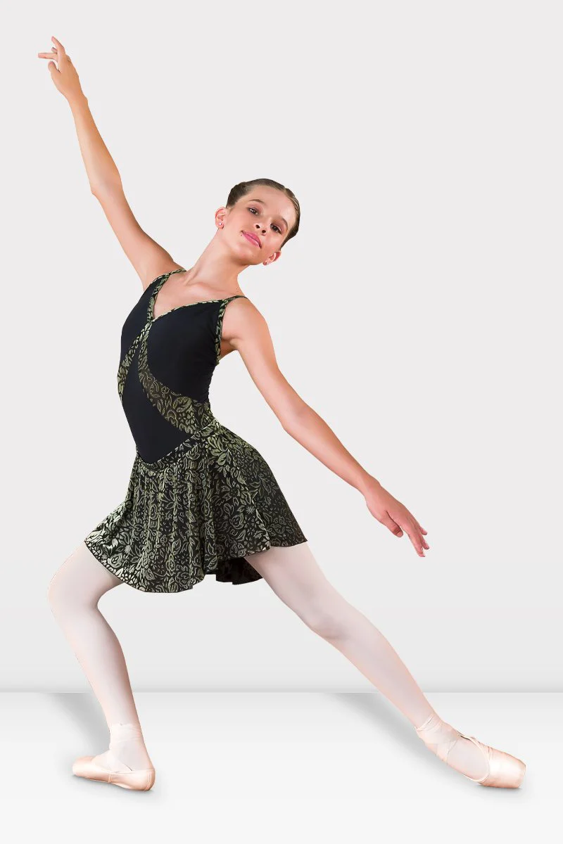 Gonna per Danza in Rete Floccata Fiorata per Donna - immagine 6