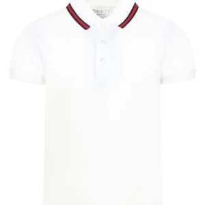 Gucci Kids polo a maniche corte