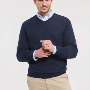 Pullover uomo scollo a V Men’s V-Neck Knitted Pullover