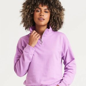 Felpa corta Women’s Cropped ½ Zip Sweat JH037