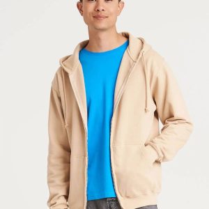 Felpa uomo con cappuccio full zip Zoodie JH050