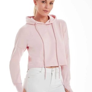 Felpa modello corto Cropped Hoodie MAM140