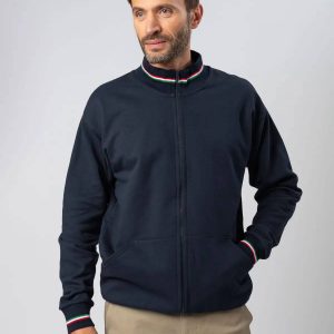 Felpa 100%cotone  Full Zip MI805