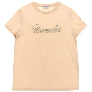 Moncler Enfant t-shirt con ricamo